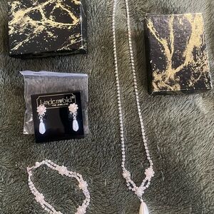 Lindenwold Silver Pearl Drop Earrings